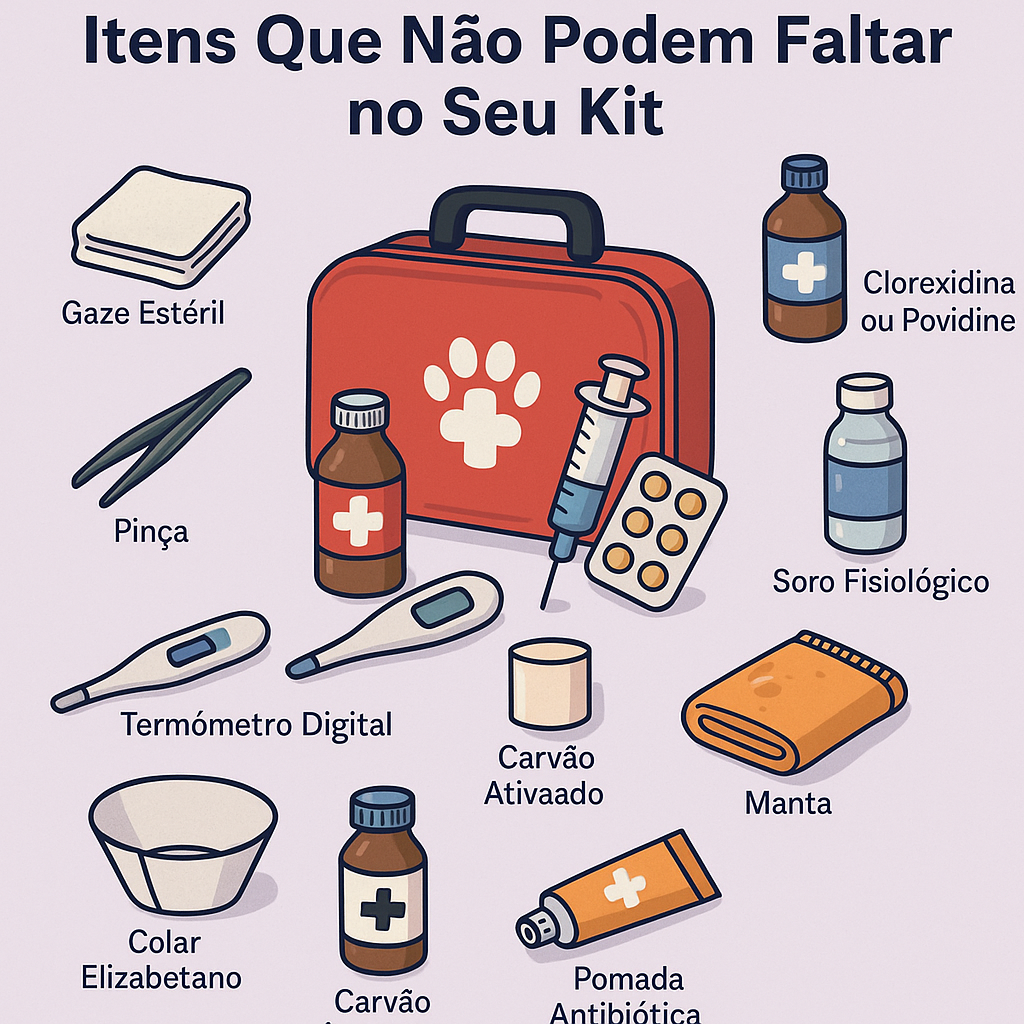 Kit de Primeiros Socorros para Pets