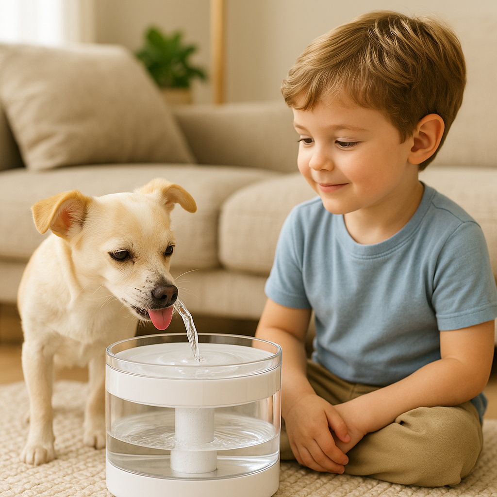 Benefícios da Água Fresca e Filtrada para Pets