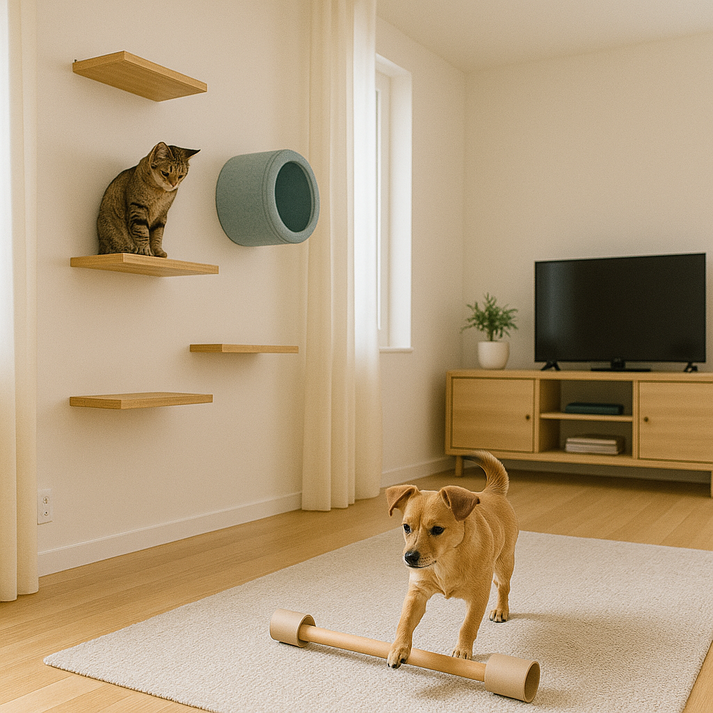 Como manter seu pet ativo e saudável morando em apartamento