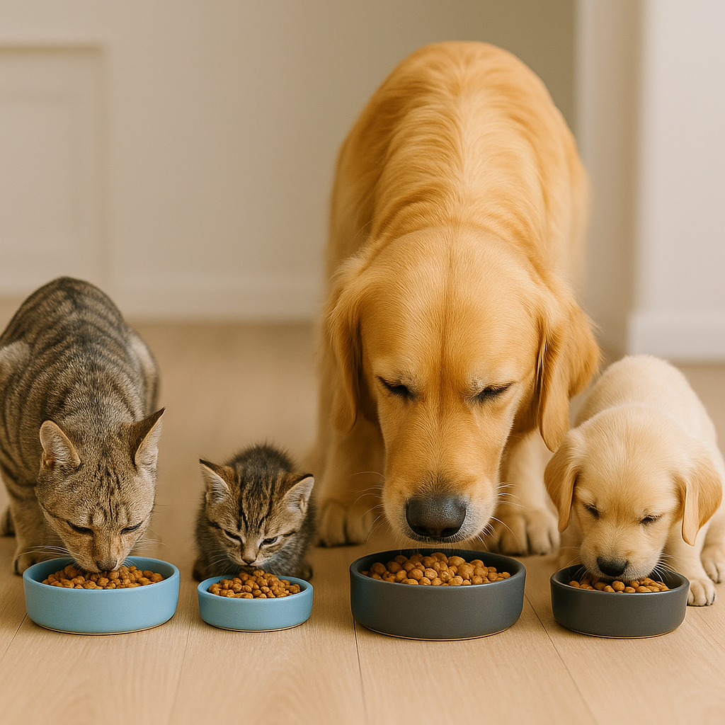 Descubra a Ração Ideal para Cães e Gatos: Dicas por Idade e Tamanho