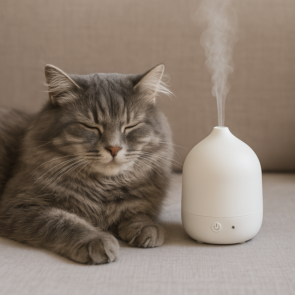 Como os Difusores e Feromônios Ajudam Pets Ansiosos: Benefícios e Uso Correto